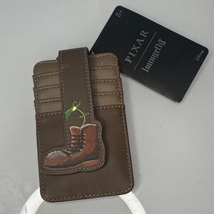 Loungefly Pixar WALL-E Brown Boot Card Holder